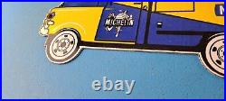 Vintage Michelin Tires Porcelain Gas Auto Truck Service Store Pump Signs