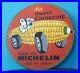 Vintage-Michelin-Tires-Porcelain-Gas-Bibendum-Service-Auto-Sweet-Cornering-Sign-01-ha