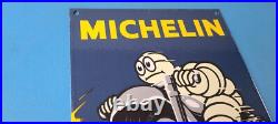 Vintage Michelin Tires Sign Gas Oil Pump Plate Garage Motorcycle Service Sign Vintage Michelin Tires Sign Gas Oil Pump Plate Garage Motorcycle Service Sign