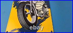 Vintage Michelin Tires Sign Gas Oil Pump Plate Garage Motorcycle Service Sign Vintage Michelin Tires Sign Gas Oil Pump Plate Garage Motorcycle Service Sign