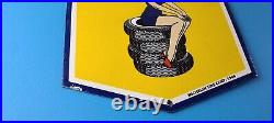 Vintage Michelin Tires Sign Gas Oil Pump Plate Sign Chevron Service Sign