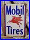 Vintage-Mobil-Tires-Porcelain-Sign-Auto-Parts-Garage-Gas-Motor-Oil-Pegasus-Sales-01-chwf