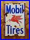 Vintage-Mobil-Tires-Porcelain-Sign-Auto-Parts-Garage-Gas-Motor-Oil-Pegasus-Sales-01-kt