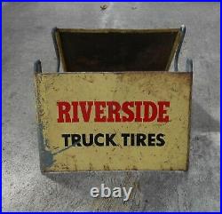 Vintage Montgomery Wards Riverside Tire Stand, Rack, Display RARE
