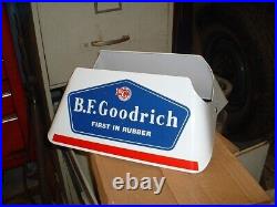 Vintage NOS B. F. Goodrich Tire Stand, Gas Station Display Stand Sign Date Coded