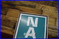 Vintage National Tire Service Tin Advertising sign Gas Station Oil Service