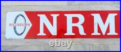 Vintage Old Rare Road Grip Road Finder NRM Tyre Ad Porcelain Enamel Sign Board