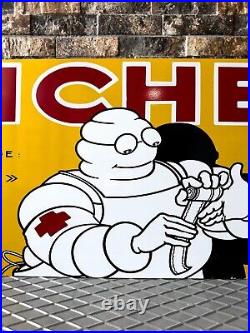 Vintage Old Style Michelin Sign Michelin CODE PARAGON XXXL 48x16