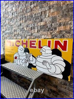 Vintage Old Style Michelin Sign Michelin CODE PARAGON XXXL 48x16