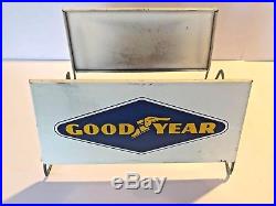 Vintage Original 1964 Goodyear Tire Flying Foot Advertising Display Stand Sign