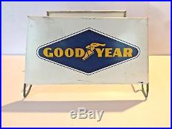 Vintage Original 1964 Goodyear Tire Flying Foot Advertising Display Stand Sign