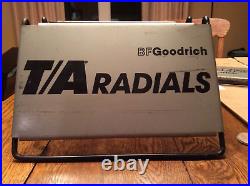 Vintage Original BFGoodrich Tire Display Advertising Metal Sign