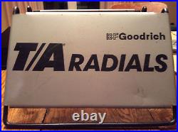 Vintage Original BFGoodrich Tire Display Advertising Metal Sign