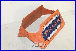 Vintage Original Firestone Tire Stand Sign Gas Oil Garage Display EARLY