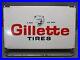 Vintage-Original-Gillette-TIRES-Metal-Tire-Rack-Display-Stand-Gas-Oil-Sign-01-olbn