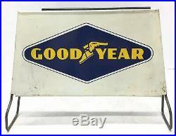Vintage Original Good Year Tire Rack Stand Display Sign