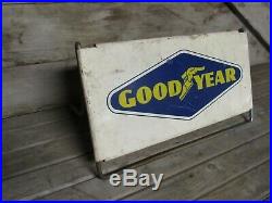 Vintage Original Good Year Tire Rack Stand Display Sign
