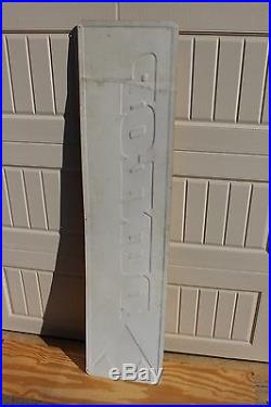 Vintage Original Horizontal Sign Dunlop Tires Embossed