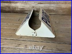 Vintage Original PURE Oil DS Metal Tire Display Stand Sign Gas & Oil