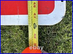 Vintage Original Painted Red/White Tire Bargains Sign