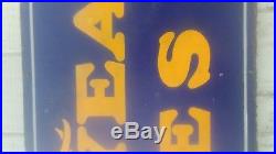 Vintage Porcelain Goodyear Tires Advertising Sign 66 x 24