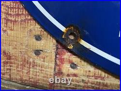 Vintage Porcelain Sign 1939 Goodyear Automobile Tires Auto Parts Gas Station Oil