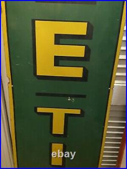 Vintage Rare Masonite Ww2 Horizontal Lee Tires Sign Labeled For 1944