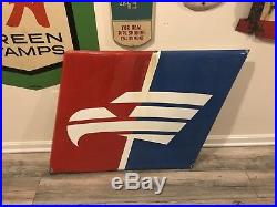 Vintage Rare Porcelain Goodyear Tires Eagle Sign Gas Oil Advertising Good Year