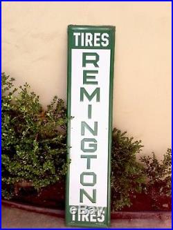 Vintage Remington Tire Sign Authentic Excellent