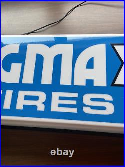 Vintage Sigma tire light up sign