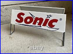 Vintage Sonic Drive In Store Tire Display Rack Rare Collectible Excellent