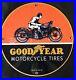 Vintage-Style-1936-Good-Year-Motorcycle-Tires-Pump-Plate-Porcelain-12-Inch-01-ty