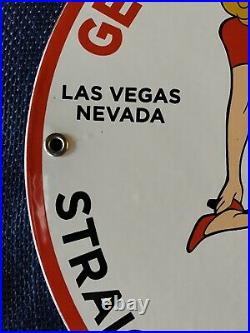 Vintage Style Good Year Tires And Batteries Gas And Oil Porcelain 12 Inch Sign