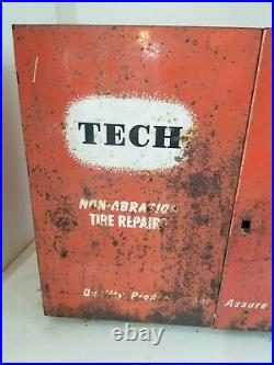 Vintage Tech Steel Tire Repair Cabinet Withdrawers & Front Door Latch Tire Service