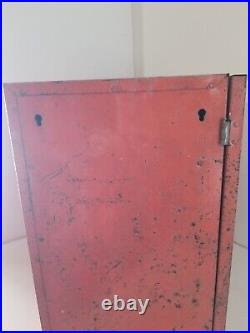 Vintage Tech Steel Tire Repair Cabinet Withdrawers & Front Door Latch Tire Service