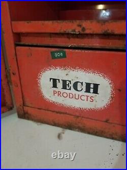 Vintage Tech Steel Tire Repair Cabinet Withdrawers & Front Door Latch Tire Service