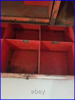 Vintage Tech Steel Tire Repair Cabinet Withdrawers & Front Door Latch Tire Service