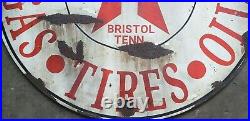 Vintage Texaco Sign Pops Service Station Bristol Tennessee GAS TIRES OIL