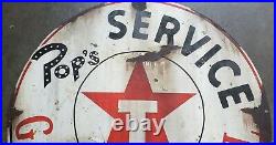 Vintage Texaco Sign Pops Service Station Bristol Tennessee GAS TIRES OIL
