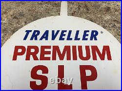 Vintage Traveller Premium Slp Tire Sign Stonger Safer 4 Ply Nylon Ts-143 (sh)