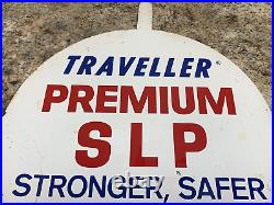 Vintage Traveller Premium Slp Tire Sign Stonger Safer 4 Ply Nylon Ts-143 (sh)