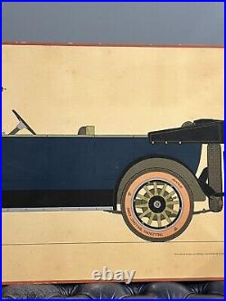 Vintage Trelleborg Tires Advertising Sign 1927 Volvo Dealer Display