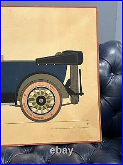 Vintage Trelleborg Tires Advertising Sign 1927 Volvo Dealer Display