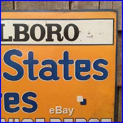 Vintage UNITED STATES TIRES Marlboro Garage Sales Gas Service Station Sign
