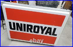 Vintage Uniroyal Tire Light Up Sign Collectible Advertising Memorabilia