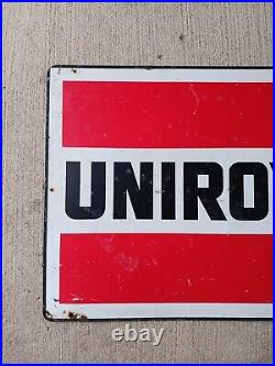 Vintage Uniroyal Tires 40 x 18 Metal Sign