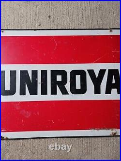 Vintage Uniroyal Tires 40 x 18 Metal Sign