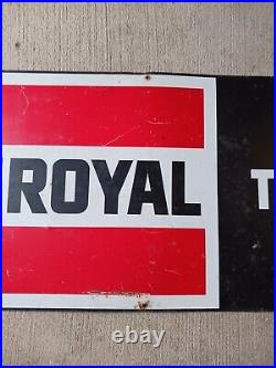 Vintage Uniroyal Tires 40 x 18 Metal Sign