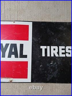 Vintage Uniroyal Tires 40 x 18 Metal Sign