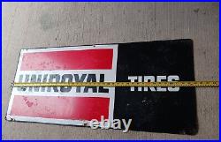 Vintage Uniroyal Tires 40 x 18 Metal Sign